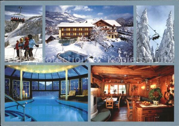 St Johann Tirol Hotel Lerch Restaurant Hallenbad Skigeb