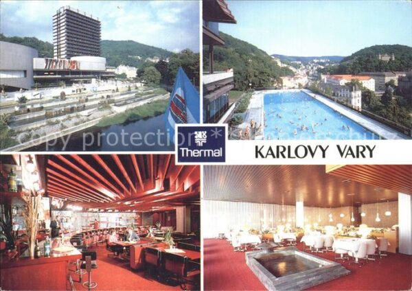 Karlovy Vary Lazenske sanatorium Thermal Schwimmbad