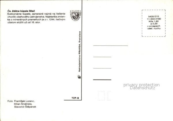 Sliac Szliacs Slovakia Kupele Hotel Palace – Bild 2