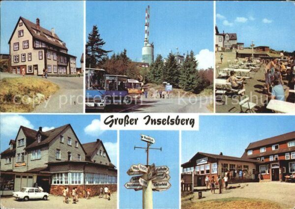 Grosser Inselsberg Jugendherberge Berggasthof Terrasse HO