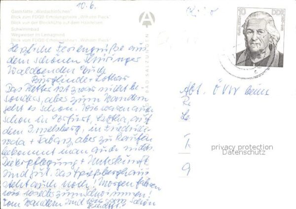 Finsterbergen Gaststätte Waldschlösschen FDGB Erholun – Bild 2