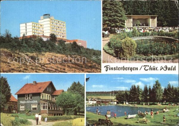 Finsterbergen FDGB Erholungsheim Wilhelm Pieck Konzer