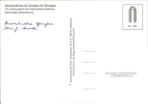 Schleching Streichenkirche St Servatius 14. Jhdt. – Bild 2