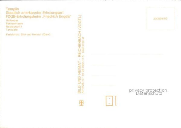 Templin FDGB Erholungsheim Friedrich Engels – Bild 2