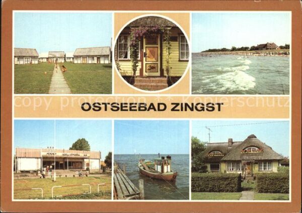 Zingst Ostseebad Bungalowdorf Bemalte Tür Strand Kaufhal