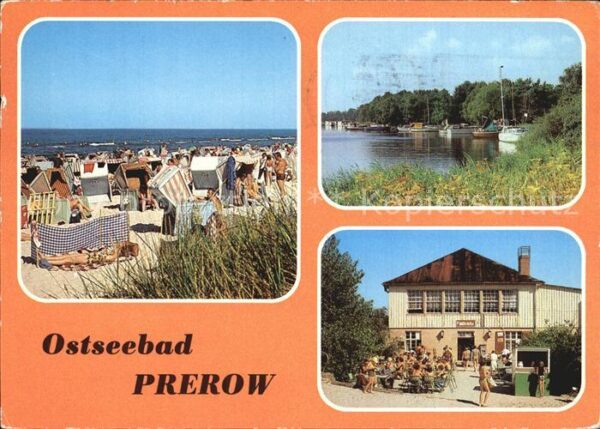 Prerow Ostseebad Strand Seglerhafen HO Milchbar Dünenhau