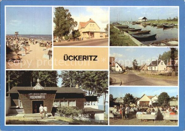 Ueckeritz Usedom Strand Ratscafe Bootshafen Achterwasser