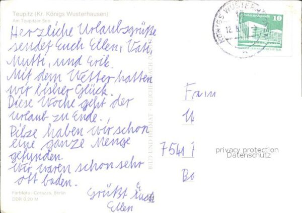Teupitz Am Teupitzer See Badestrand Boot – Bild 2