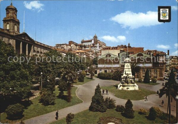Porto Portugal Praca e Monumento ao Infante D. Henriqu