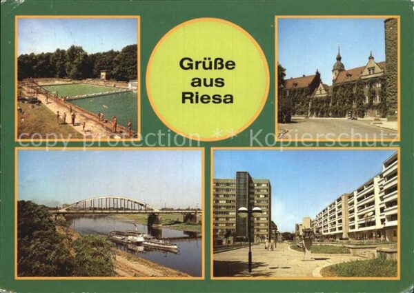 Riesa Sachsen Freibad Rathaus Anlegestelle Weisse Flo