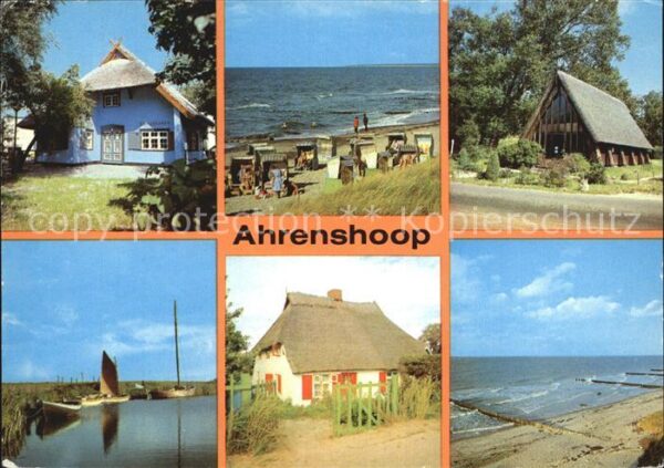 Ahrenshoop Ostseebad Kunstkaten Strand Kirche Hafen Deichhau