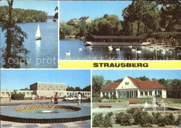 Strausberg Brandenburg Partie am Straussee Haus der NVA Klub a