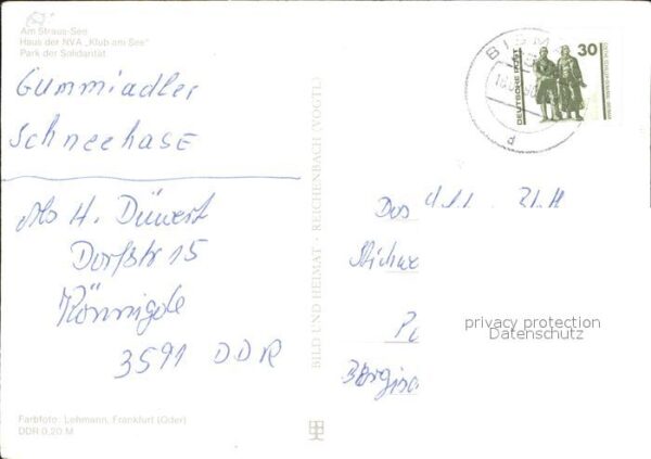 Strausberg Brandenburg Partie am Straussee Haus der NVA Klub a – Bild 2