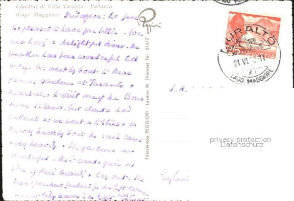 Pallanza Lago Maggiore Villa Taranto Park – Bild 2