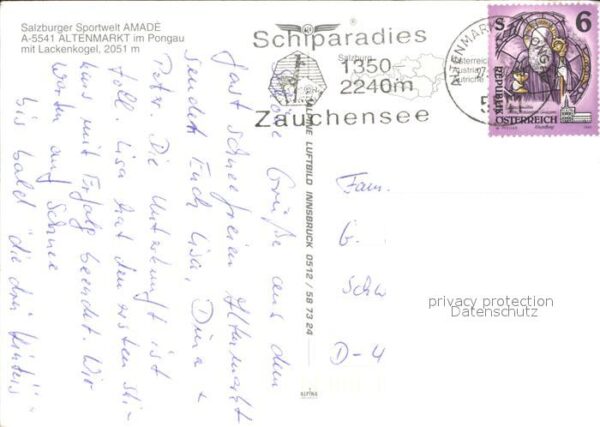 Altenmarkt Pongau mit Lackenkogel Fliegeraufnahme – Bild 2