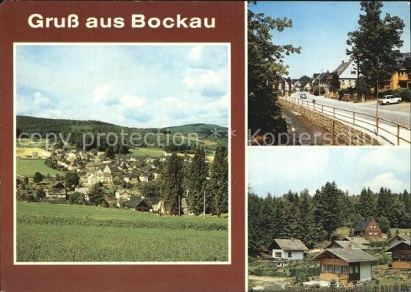 Bockau Erzgebirgskreis Panorama Karl Marx Str Bungalows