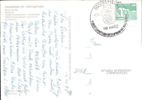 Hasselfelde Breite Str Panorama FDGB Erholungsheime – Bild 2