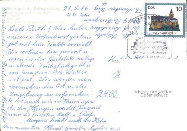 Rittersgruen Jugendherberge Ernst Scheffler Panorama – Bild 2