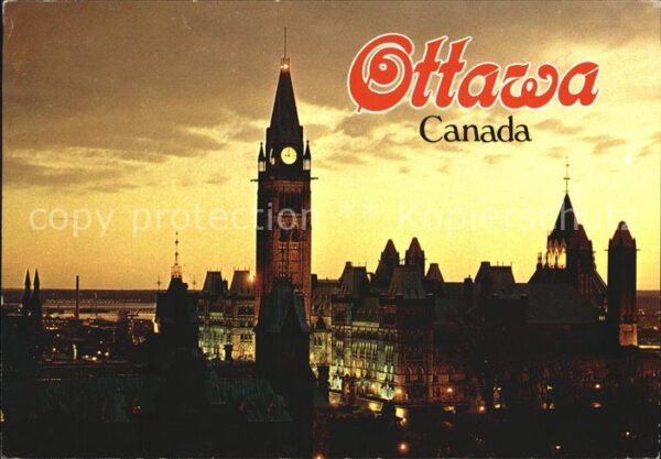 Ottawa Ontario The Canadian Houses of Parliament