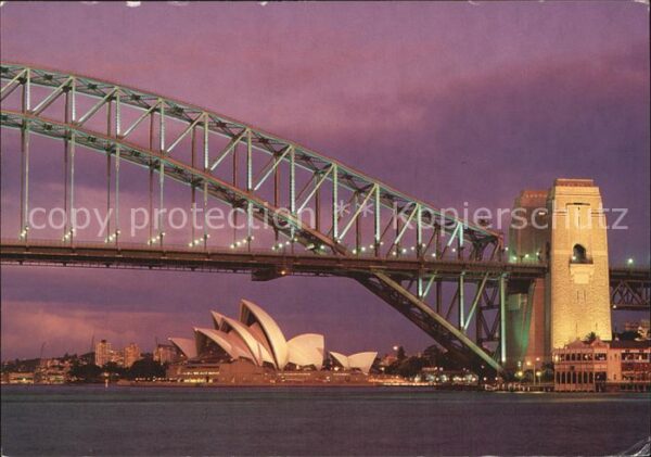 Sydney New South Wales at dusk