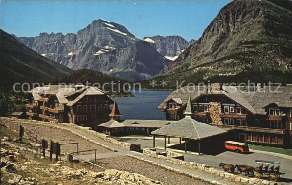 Montana US-State Glacier Hotel Swift Current Lake