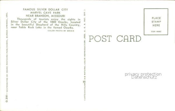 Branson Missouri Silver Dollar City Marvel Cave Park – Bild 2
