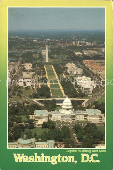 Washington DC Capitol Building Mall Luftbild