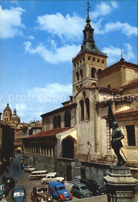 Segovia Monument Juan Bravo Iglesia San Martin