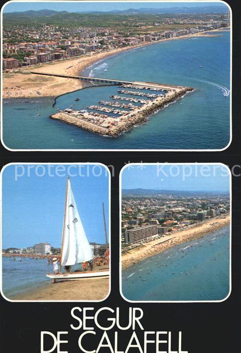Tarragona Segur Calafell Stadtansicht Strand Luft