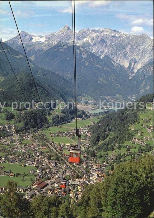 Schruns Vorarlberg Hochseilbahn Zimba Vandanser Steinwand