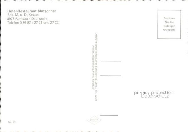 Ramsau Dachstein Steiermark Hotel Restaurant Matschner – Bild 2