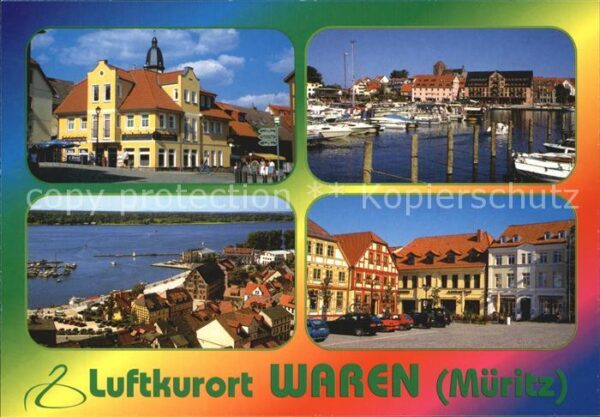 Waren Mueritz Luftkurort Stadtansichten Hafen