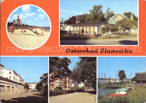 Zinnowitz Ostseebad Strand FDGB Erholungsheim Bergmannsheim