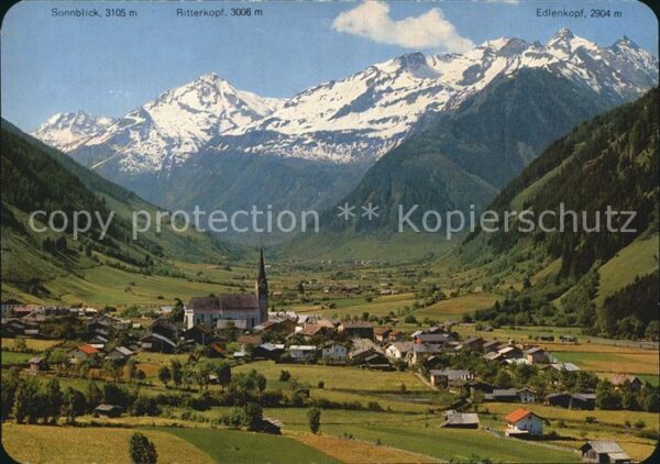 Rauris Panorama Sonnblick