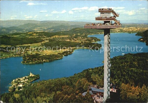 Kaernten Pyramidenkogel Aussichtsturm Wörthersee