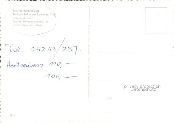 Pertisau Achensee Batzenhäusl Pension – Bild 2