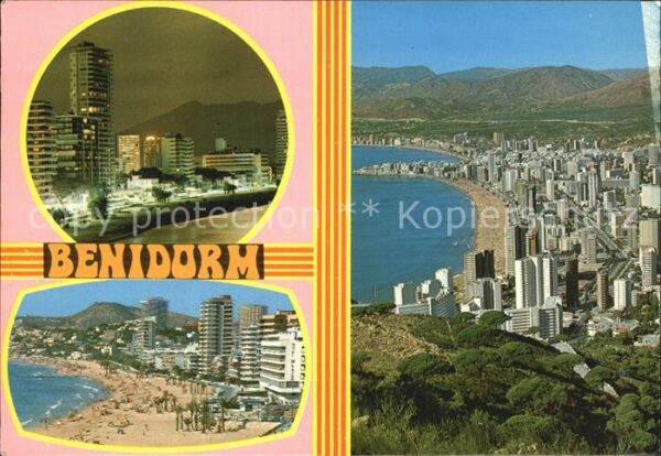 Benidorm Luftbild Strand