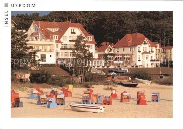 Usedom Seebad Bansin Strand Kurhotels