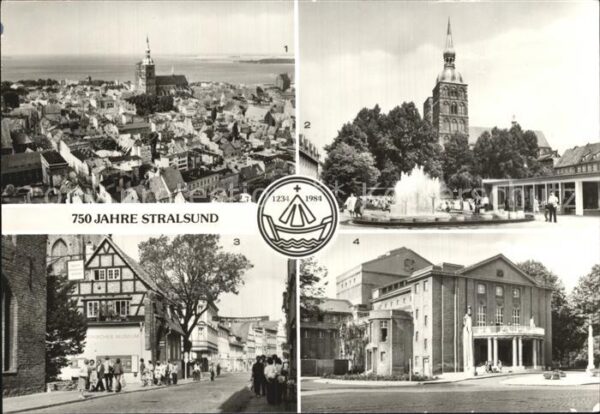 Stralsund Mecklenburg Vorpommern Ossenreyer Straße Münchstraße Theater W