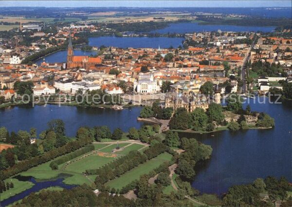 Schwerin Mecklenburg Luftaufnahme