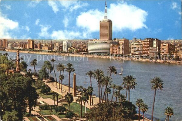 Cairo Egypt Nil TV Building