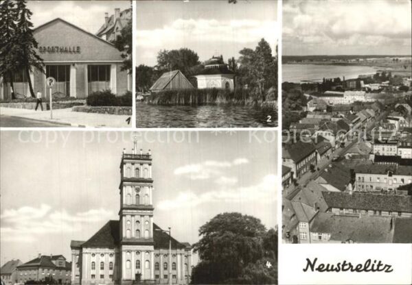 Neustrelitz Sporthalle Zierker See Stadtkirche Orts