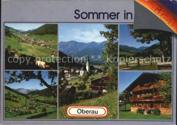 Oberau Tirol Hochtal Wildschönau