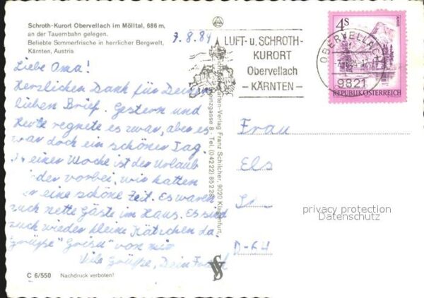 Obervellach Kaernten Schroth Kurort Mölltal – Bild 2