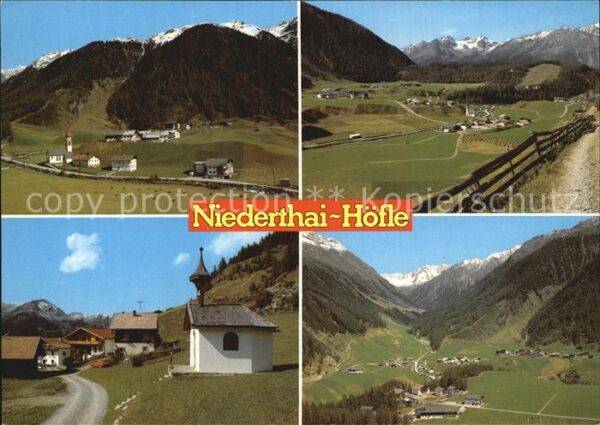 Niederthai Umhausen Tirol Geigenkamm Höfle