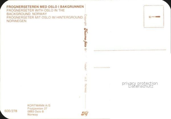 Oslo Norwegen Frognerseter – Bild 2