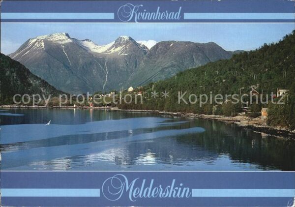 Norwegen Norge Melderskin