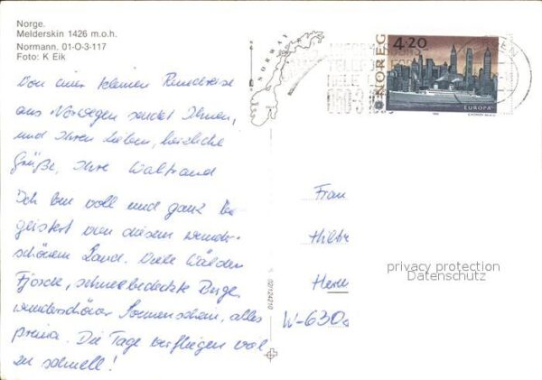 Norwegen Norge Melderskin – Bild 2