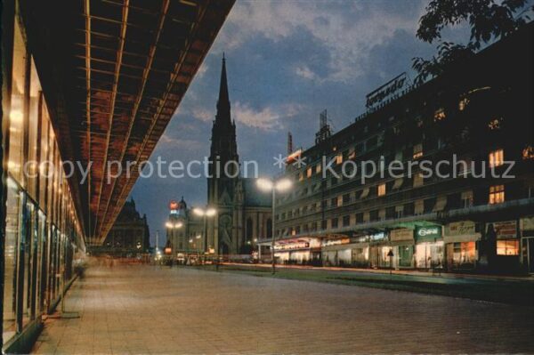 Novi Sad Marsala Tita Avenue Abendstimmung