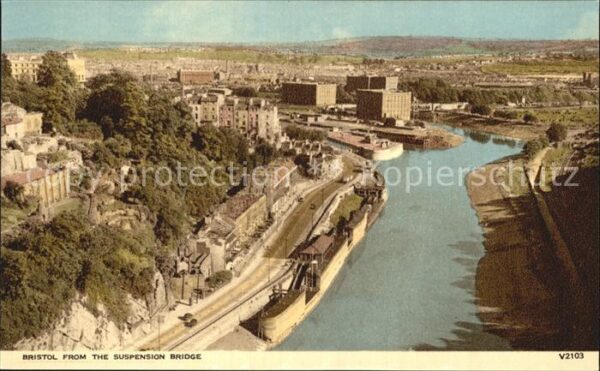 Bristol UK from the suspension bridge